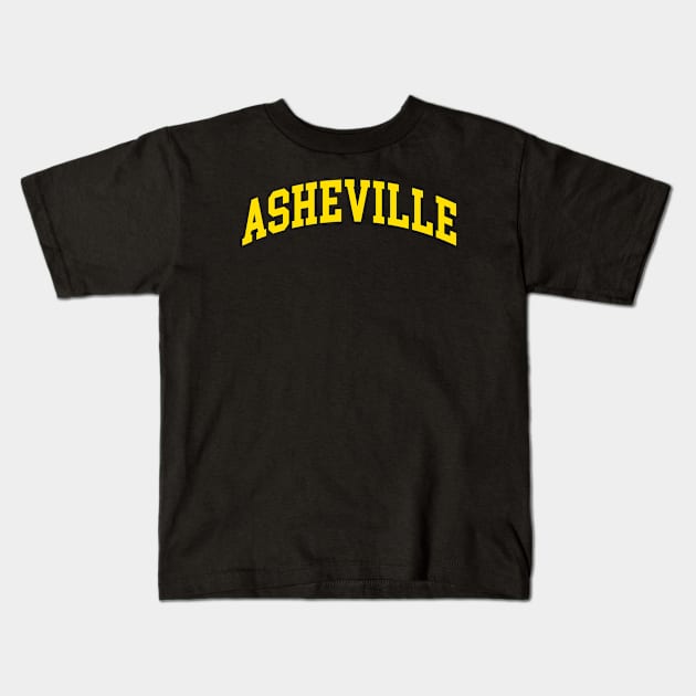 Asheville Kids T-Shirt by monkeyflip